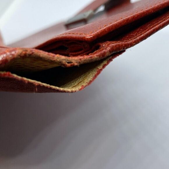 Authentic GUCCI Red Canvas & Leather Long Slim Wallet - Picture 10 of 14